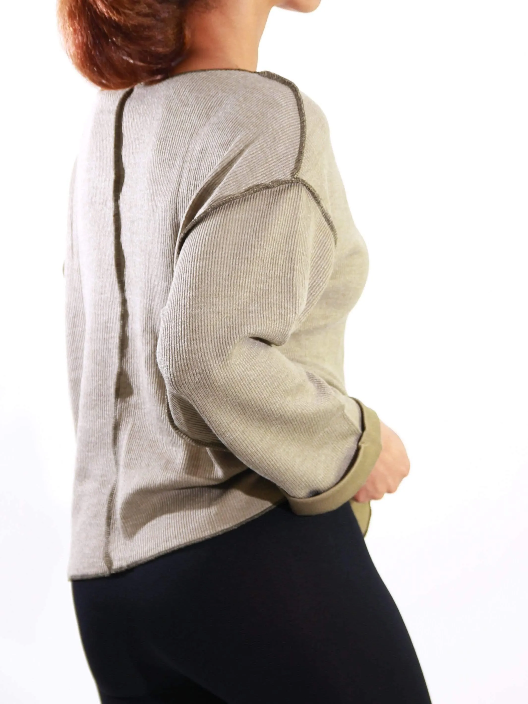 She Chill | Pullover Top Green