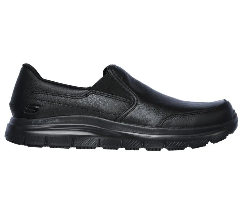 SKECHERS  Flex Advantage ( Slip Resistant ) Bronwood - Black