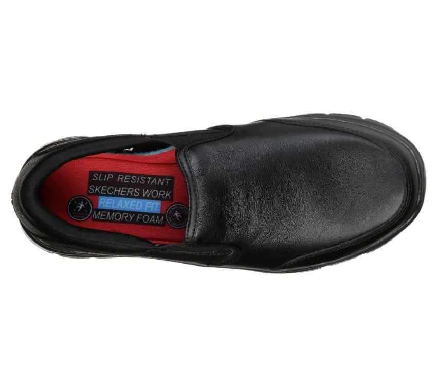 SKECHERS  Flex Advantage ( Slip Resistant ) Bronwood - Black