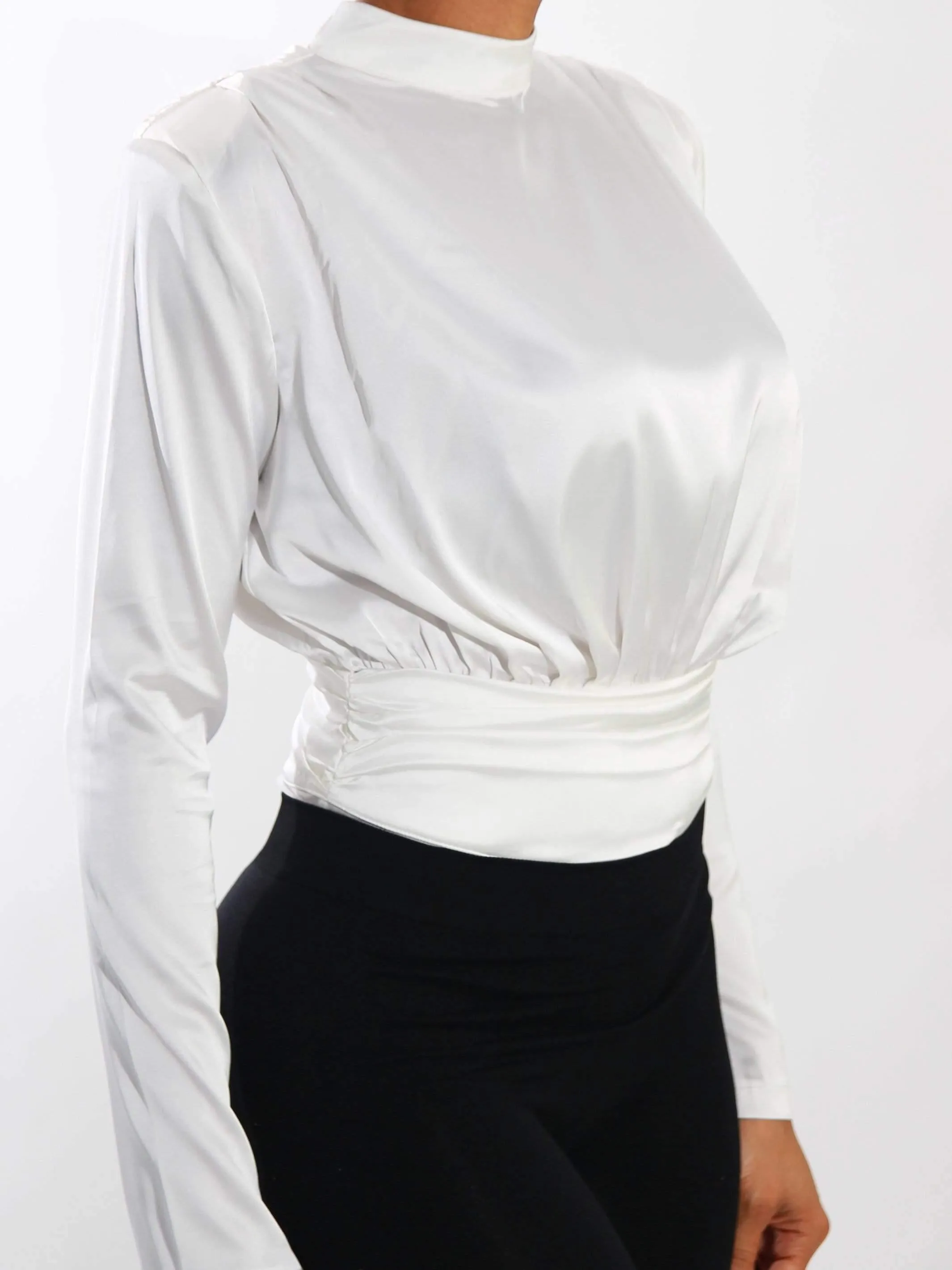 Smooth Value | Satin Bodysuit SIZE SMALL