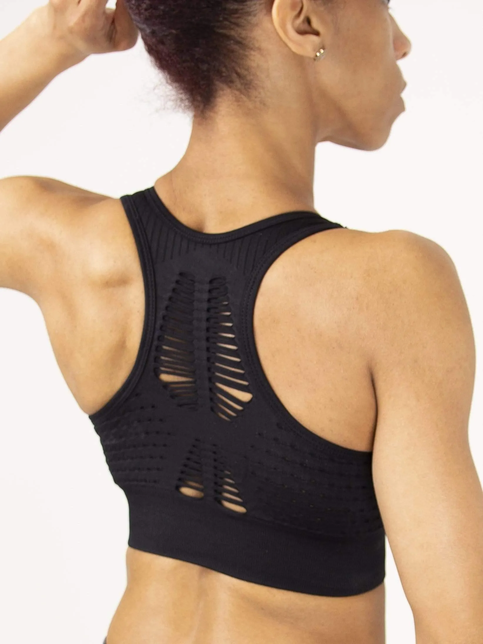 Sporty | Black Sports Bra