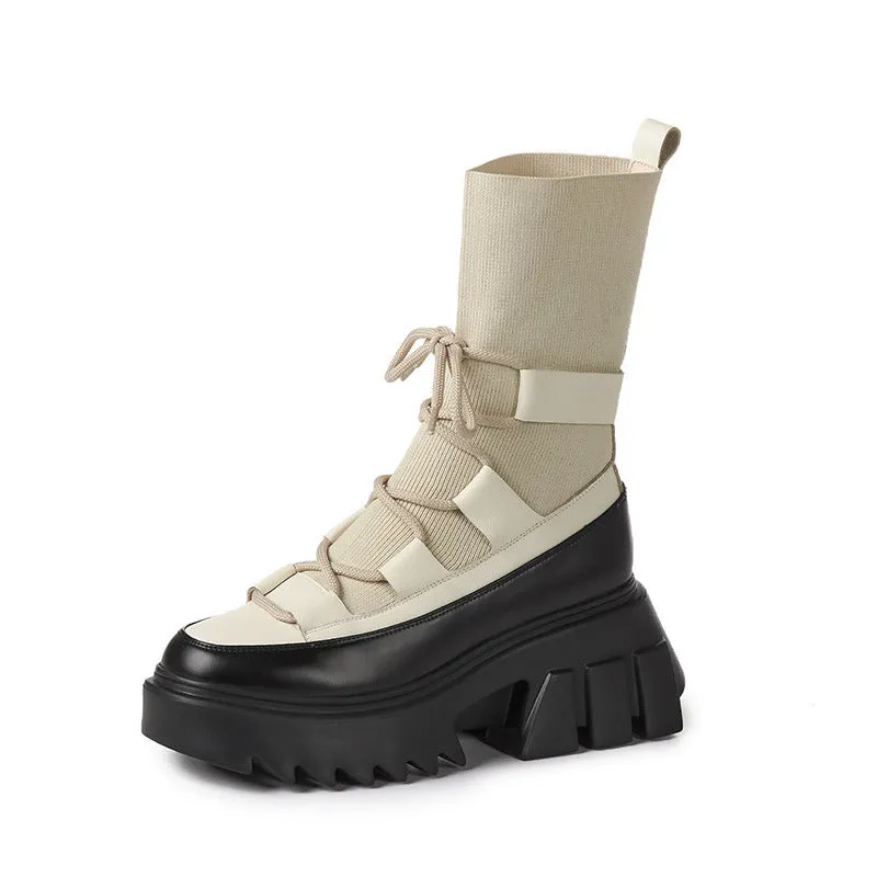 Starlight Sculpture - Chic Strap Booties by The Nevermore