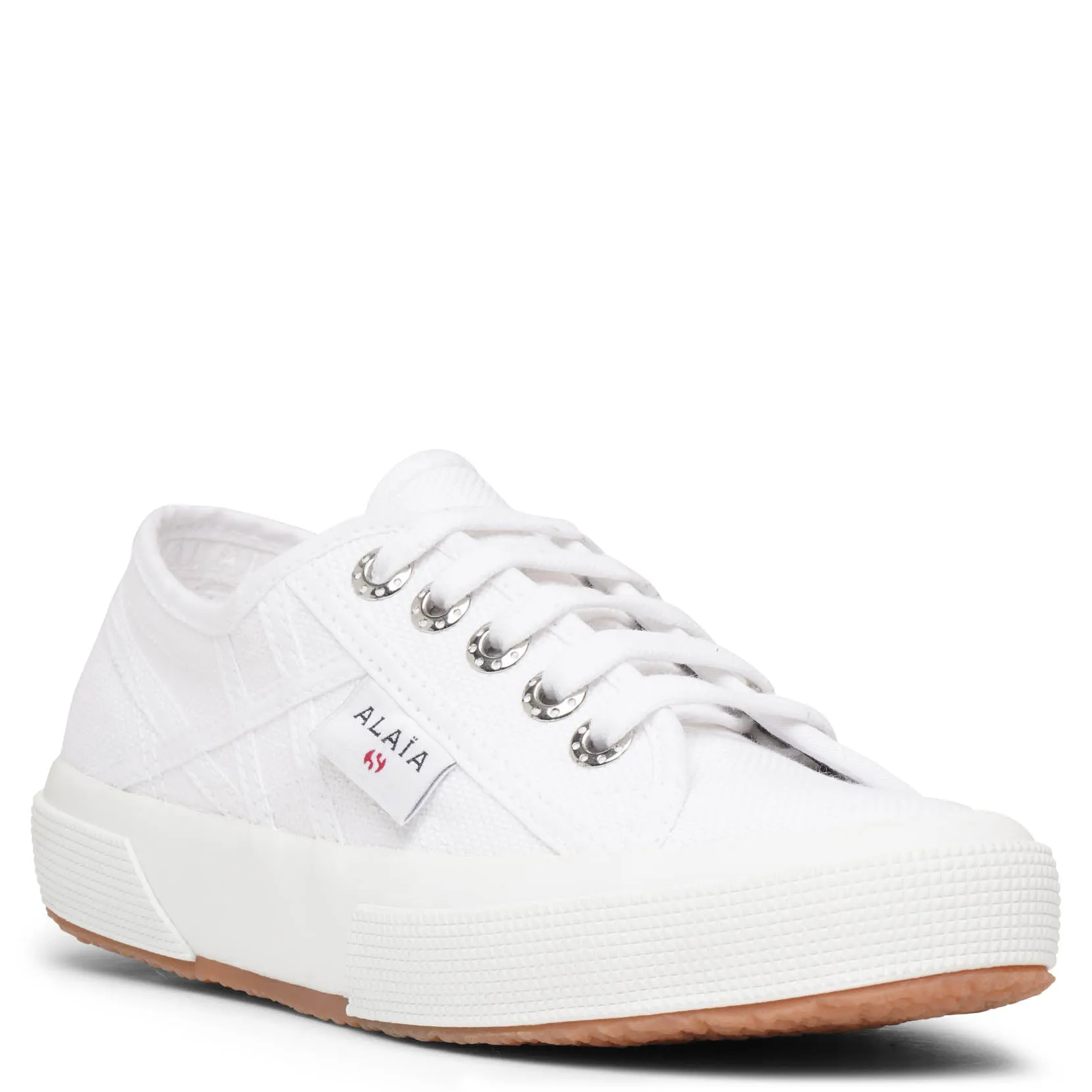Superga white canvas sneakers