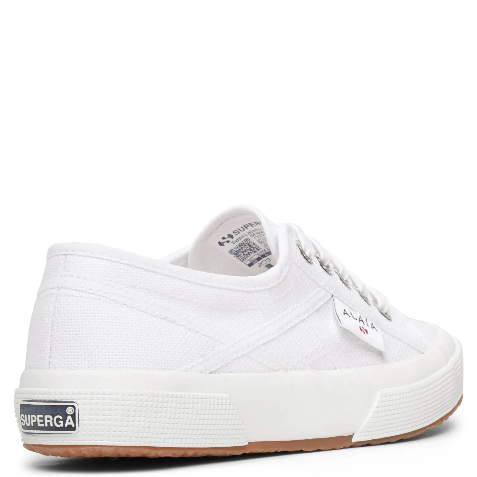 Superga white canvas sneakers