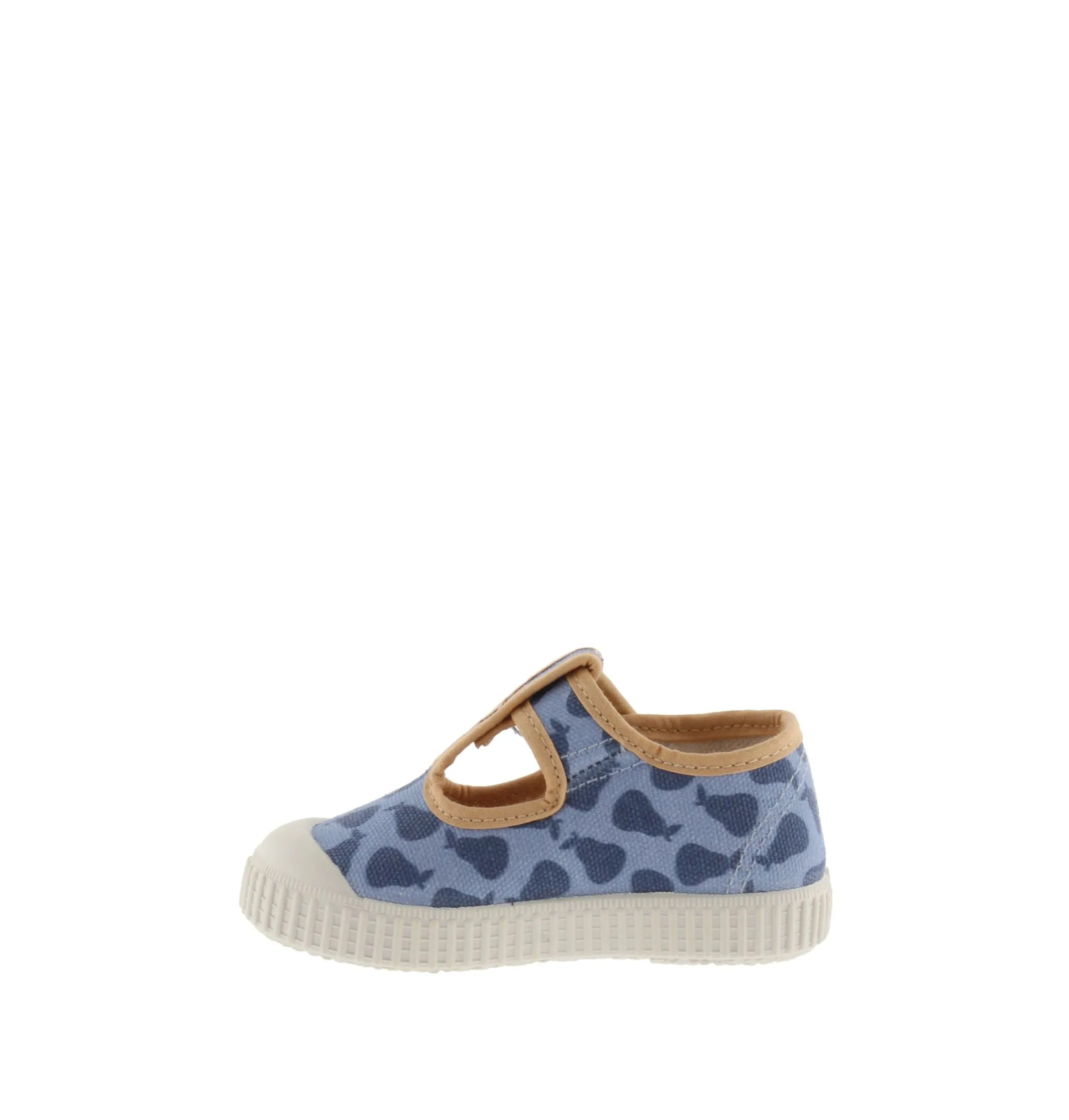 T-Straps Canvas Shoe, Azul/Blue