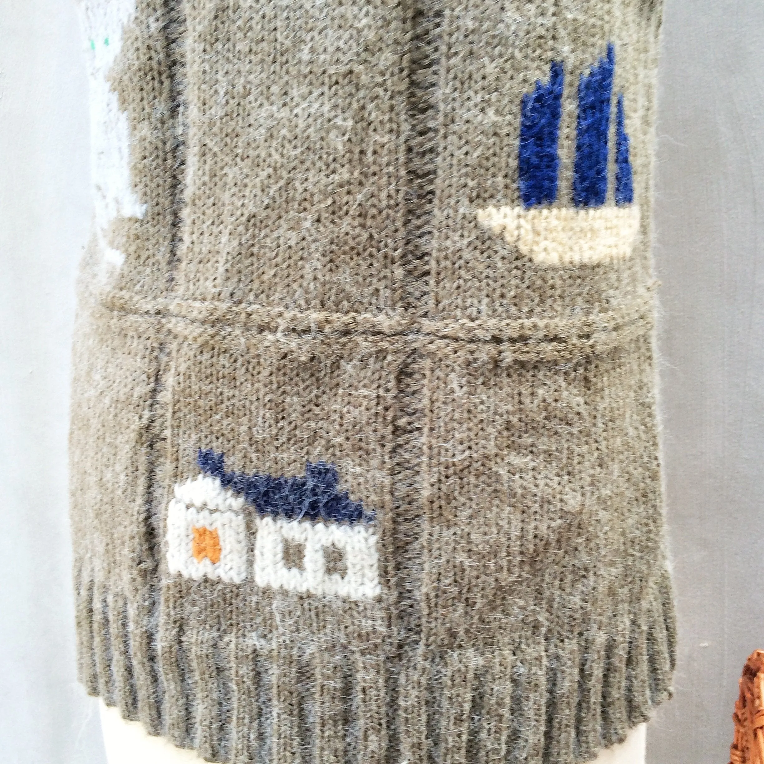 Tic Tac Toe | Vintage 1970s Sweater Knit
