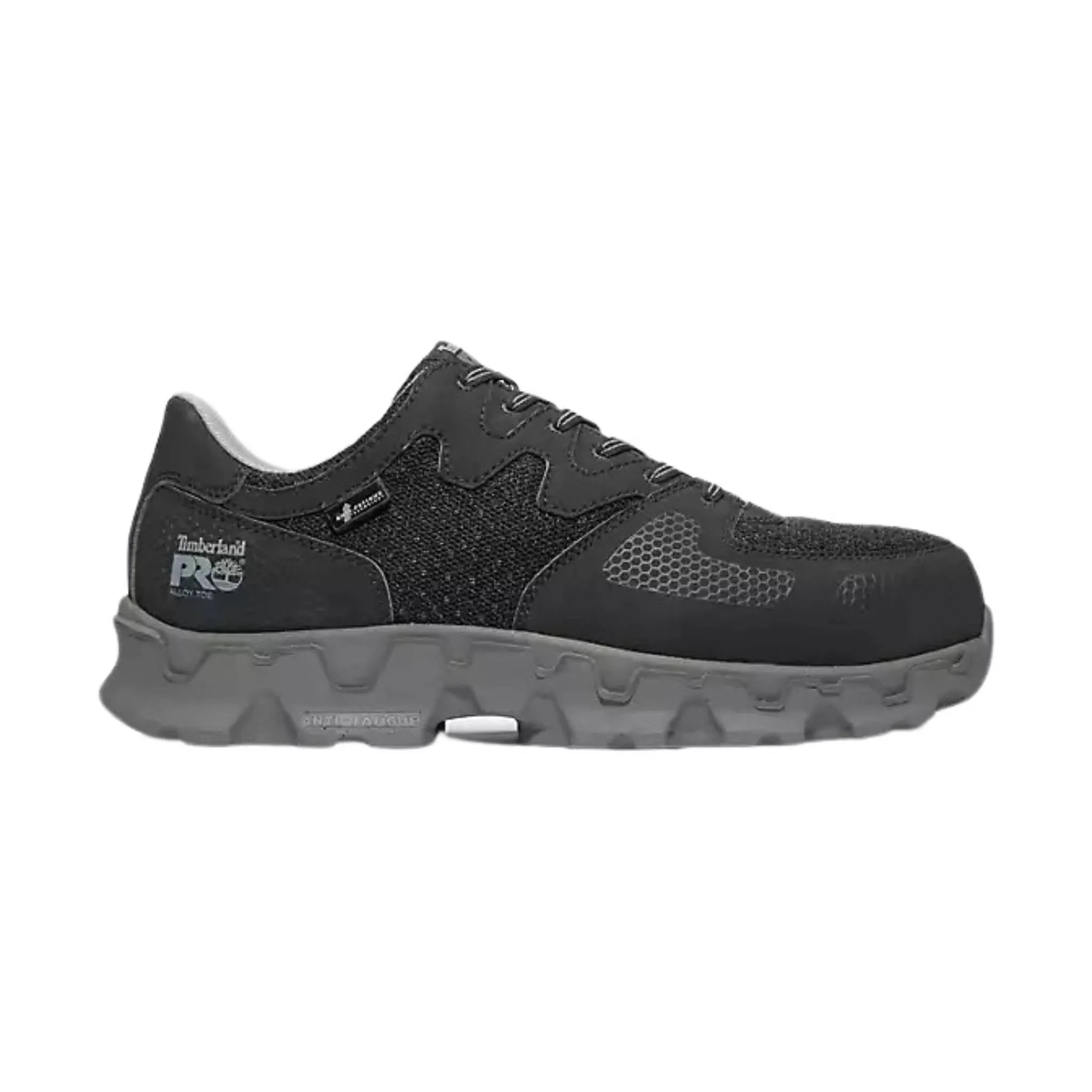 Timberland PRO Men's Powertrain Alloy Toe ESD Work Shoes - Black/Grey