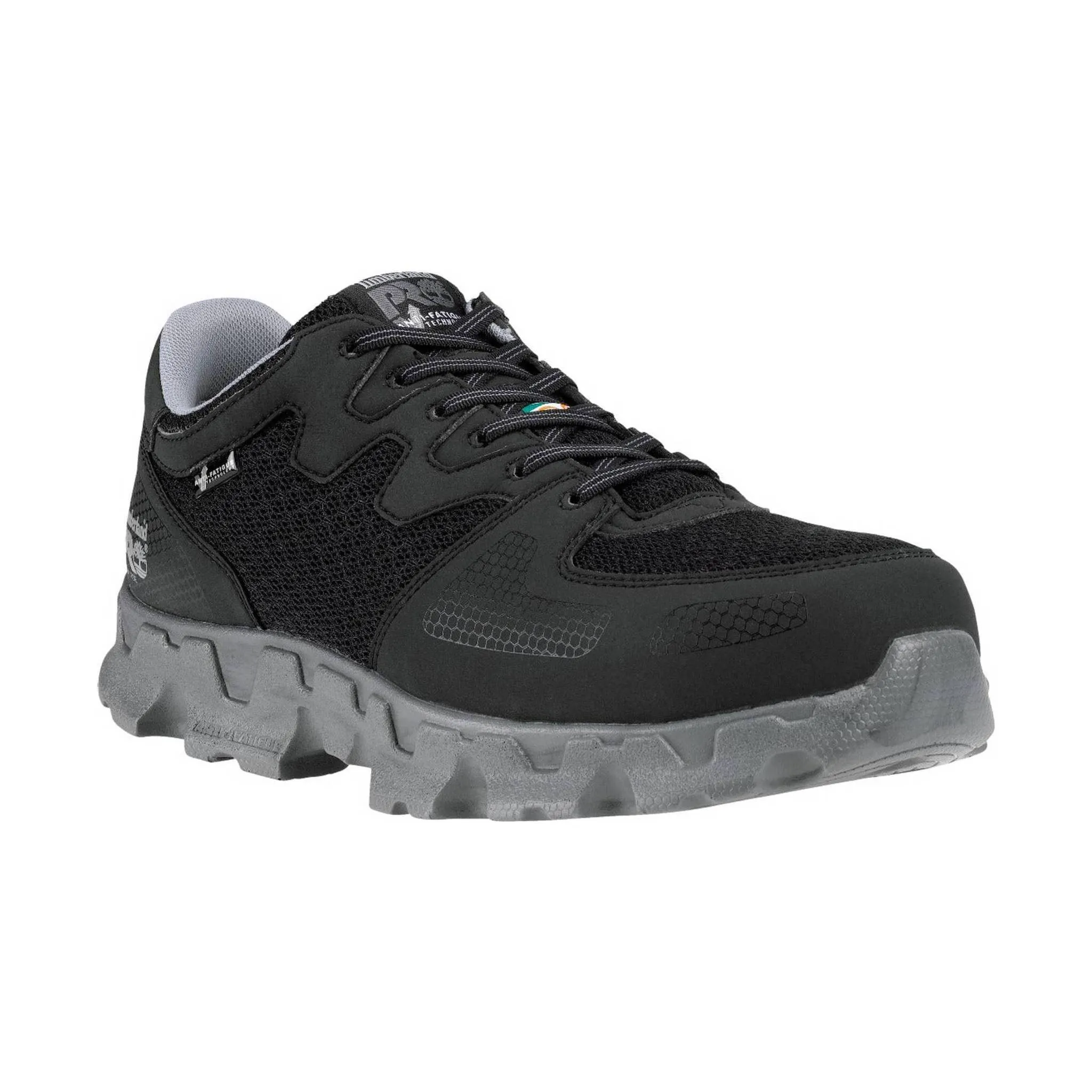 Timberland PRO Men's Powertrain Alloy Toe ESD Work Shoes - Black/Grey
