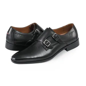 Tommy Hilfiger Men's SUMMY Monk-Strap Loafer, Black 001, 9.5