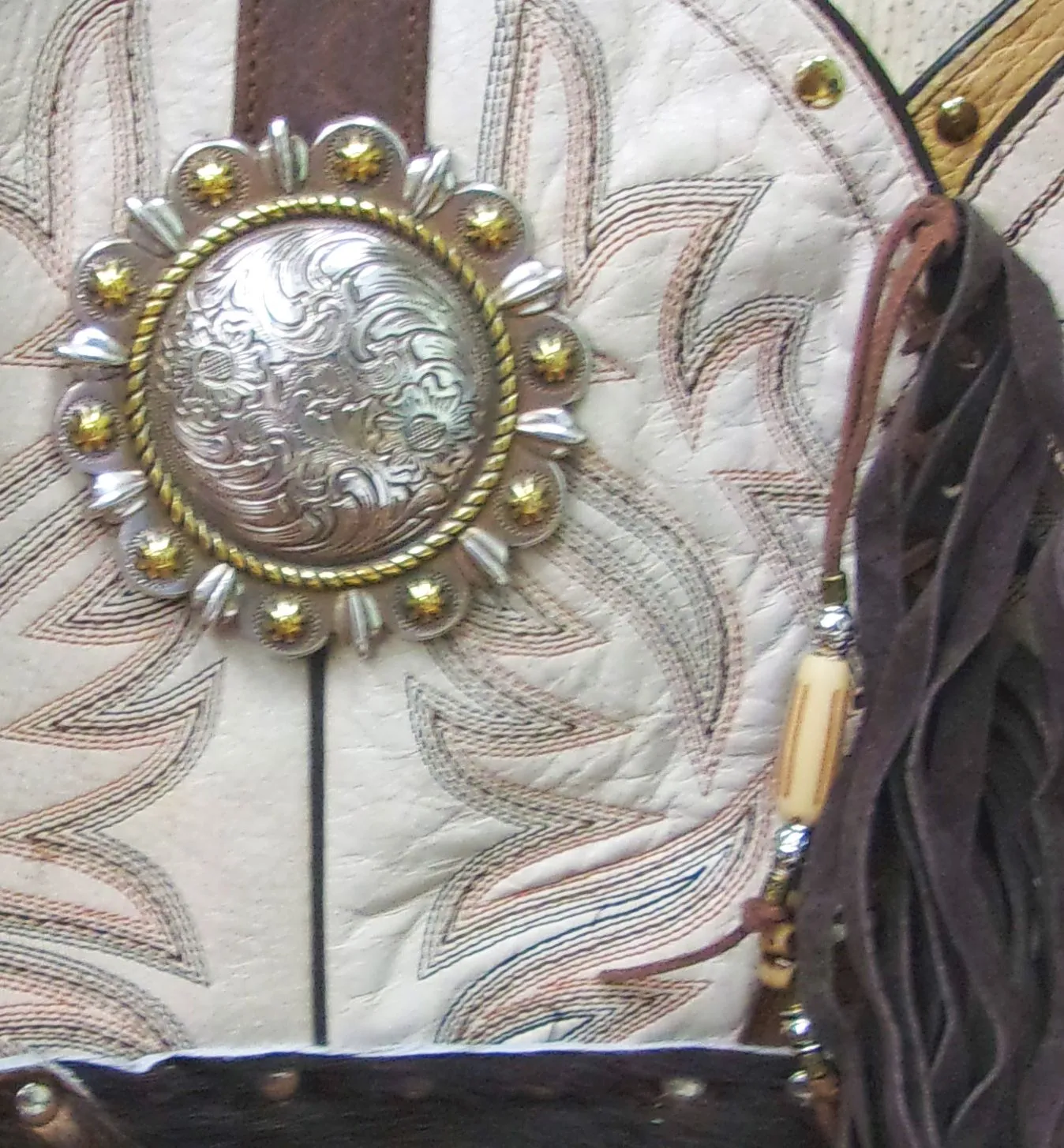 Top Shelf Cowboy Boot Purse with Fringe TS304