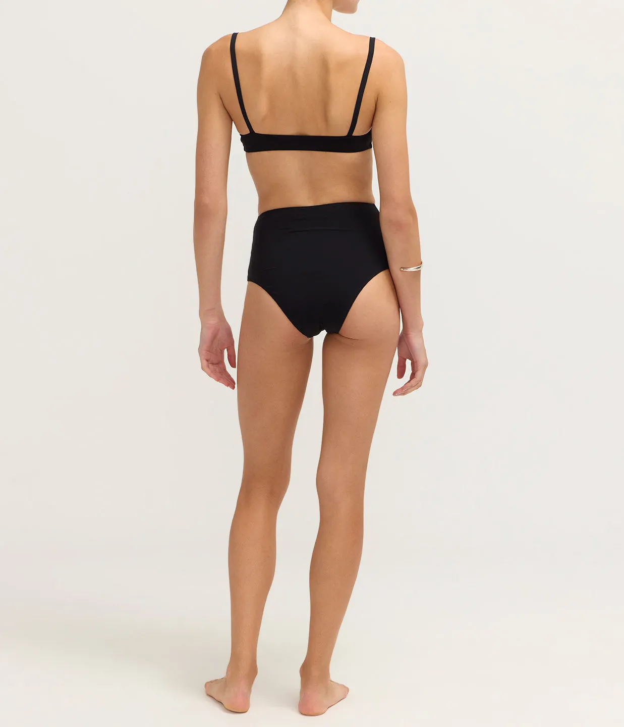Undici High Waisted Bikini in Black