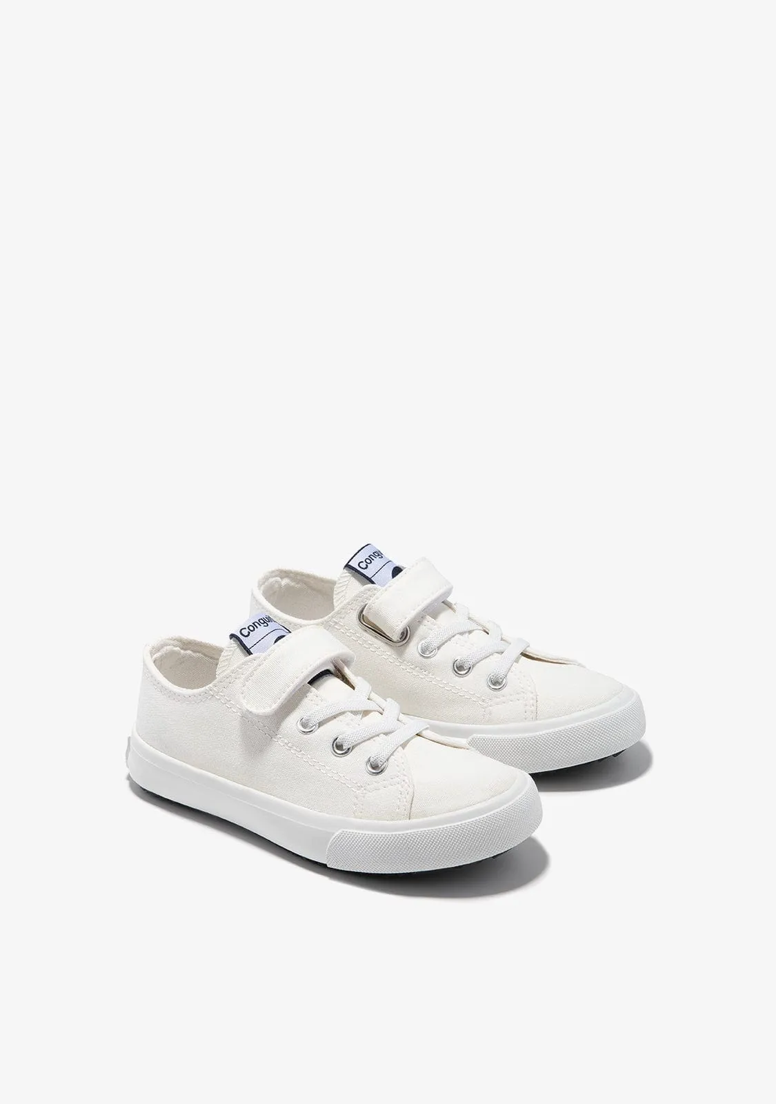 White Elastic Laces Sneakers