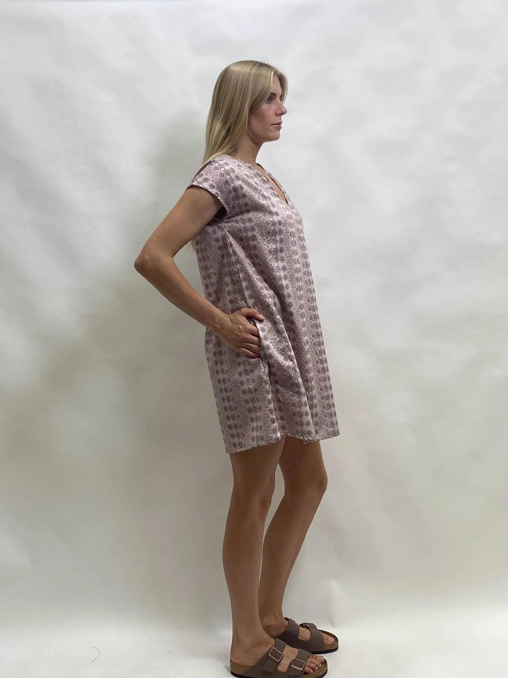 Zellsea Sophia V-Neck Dress