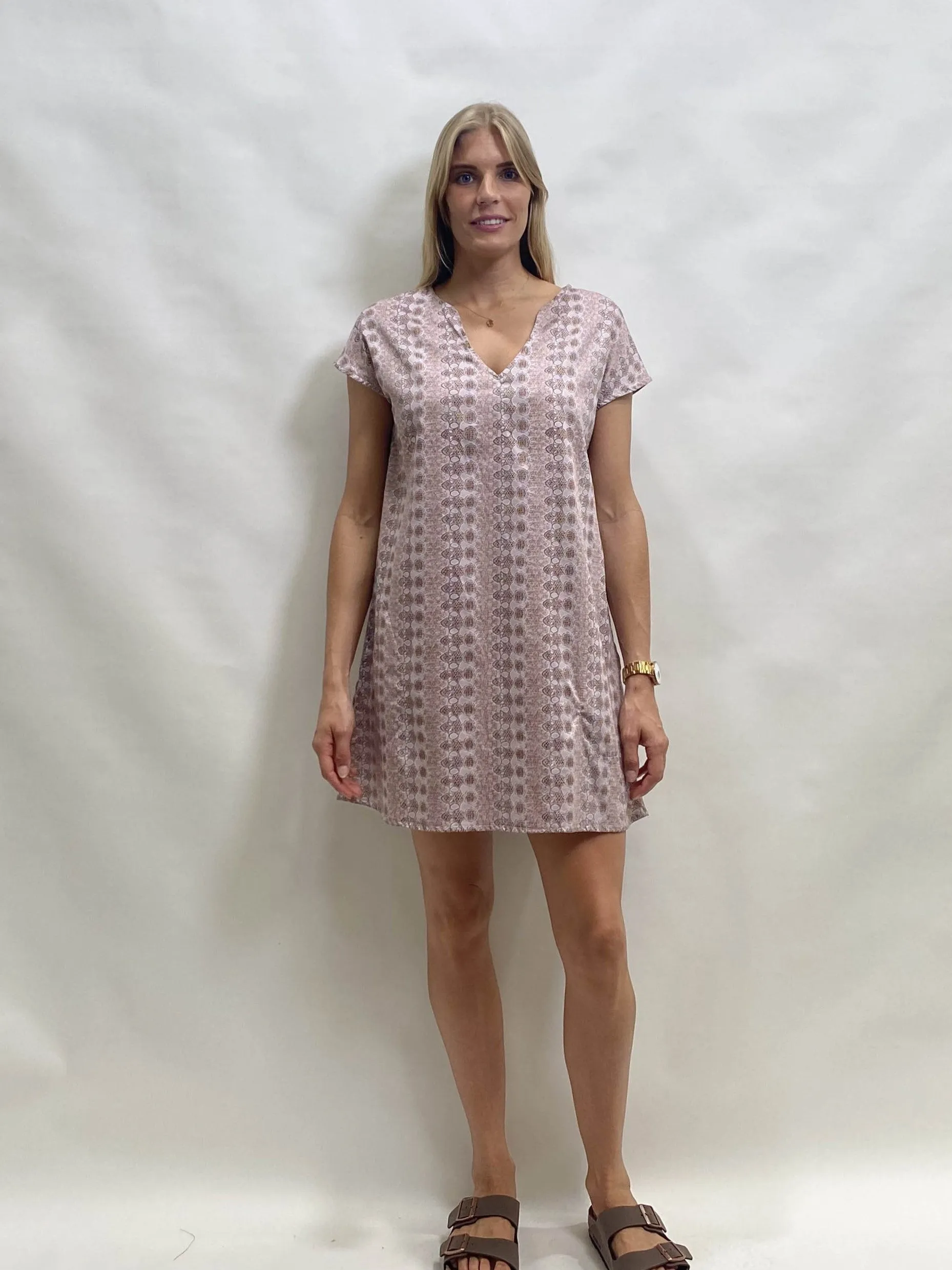 Zellsea Sophia V-Neck Dress